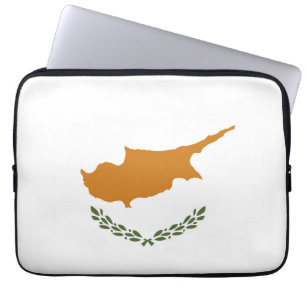 Cypriotische vlag laptop sleeve