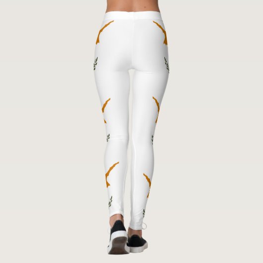 Cypriotische vlag leggings (Achterkant)