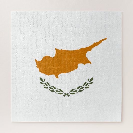 Cypriotische vlag legpuzzel (Verticaal)