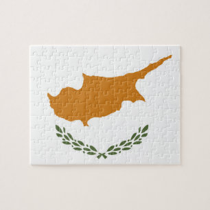Cypriotische vlag legpuzzel