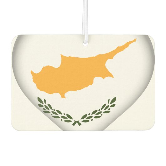 Cypriotische vlag luchtverfrisser (Voorkant)