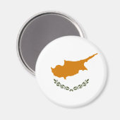 Cypriotische vlag magneet (Voorkant / Achterkant)