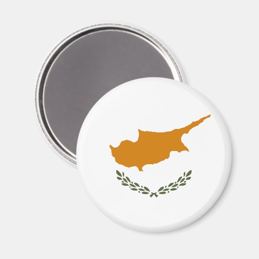 Cypriotische vlag magneet (Voorkant / Achterkant)