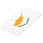 Cypriotische vlag magneet (Linkerzijde)