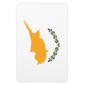 Cypriotische vlag magneet (Verticaal)