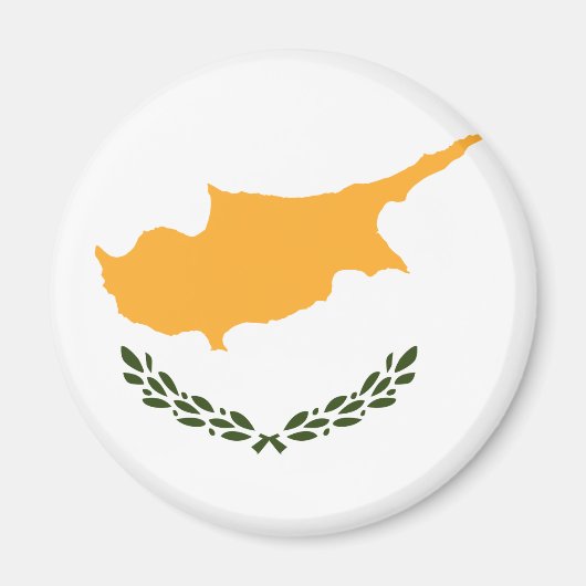 Cypriotische vlag magneet (Voorkant)