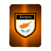 Cypriotische vlag magneet (Verticaal)