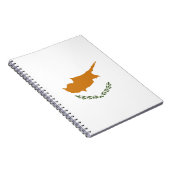 Cypriotische vlag notitieboek (Rechterzijde)