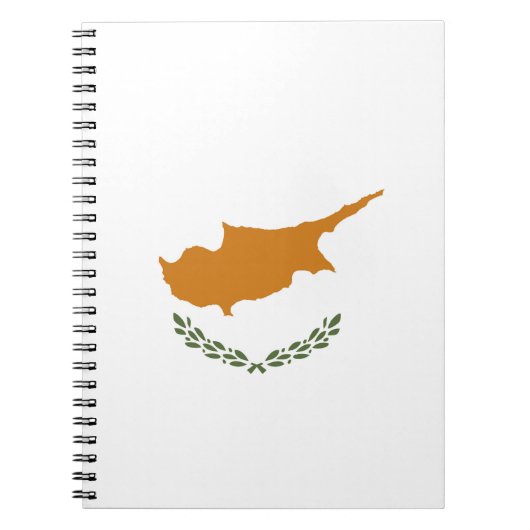 Cypriotische vlag notitieboek (Voorkant)