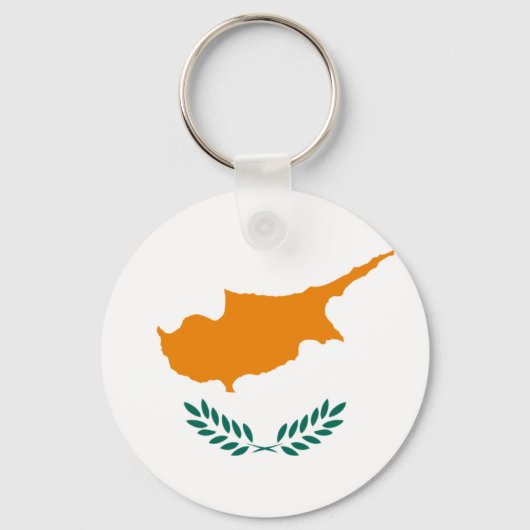 Cypriotische vlag sleutelhanger (Voorkant)