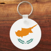 Cypriotische vlag sleutelhanger (Voorkant)