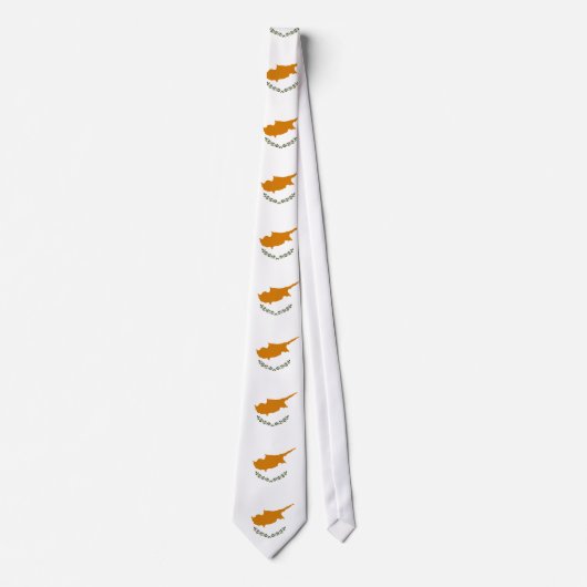 Cypriotische vlag stropdas (Voorkant)