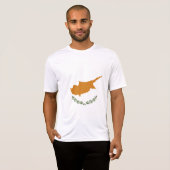 Cypriotische vlag t-shirt (Voorkant volledig)