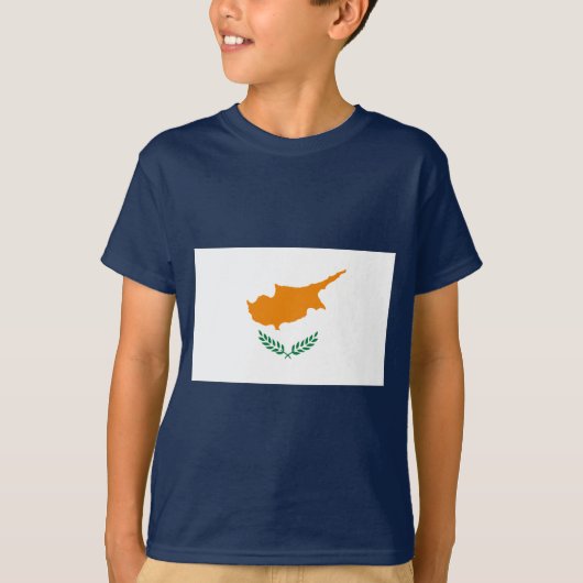 Cypriotische vlag t-shirt (Voorkant)