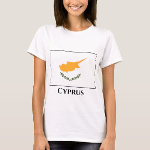 Cypriotische vlag t-shirt