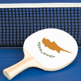 Cypriotische vlag tafeltennisbatje