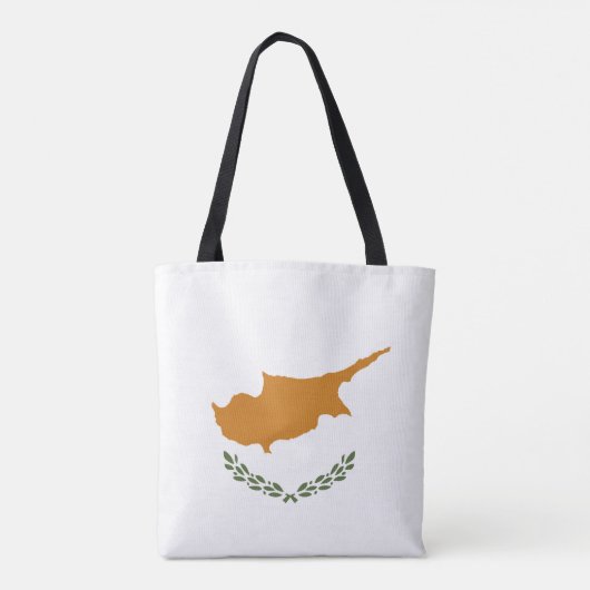 Cypriotische vlag tote bag (Achterkant)