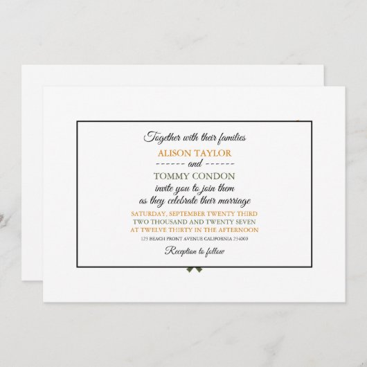 Cypriotische vlag, vlag van Cyprus bruiloft Kaart (Voorkant / Achterkant)