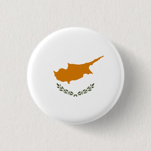 Cypriotische vlag, vlag van Cyprus Ronde Button 3,2 Cm (Voorkant)