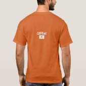 Cypriotische vlag, vlag van Cyprus T-shirt (Achterkant)