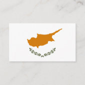 Cypriotische vlag, vlag van Cyprus Visitekaartje (Voorkant)