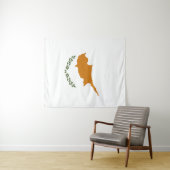 Cypriotische vlag wandkleed (In Situ (horizontaal))