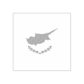 Cypriotische vlag Wolfskamp Rubberstempel (Afrduk)