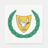 Cypriotische wapenstilstand servet (Voorkant)