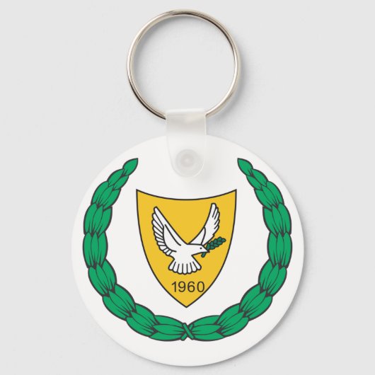 Cypriotische wapenstilstand sleutelhanger (Voorkant)
