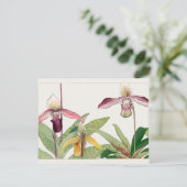 Cypripedium door Tanigami Konan Briefkaart (Staand voorkant)