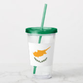 Cyprus Acryl Drinkbeker (Achterkant)