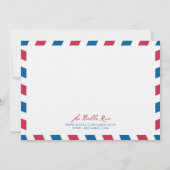 Cyprus Air Mail Wedding Save the Date (Achterkant)