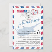 Cyprus Antieke Luchtpost Net Getrouwd Post Bruilof Kaart (Voorkant)