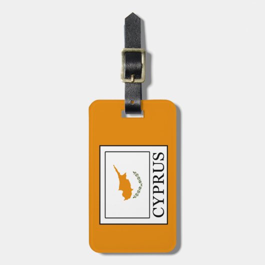 Cyprus Bagagelabel (Voorkant verticaal)