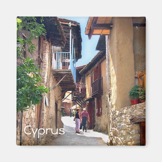 Cyprus bergdorpen magneet (Voorkant)