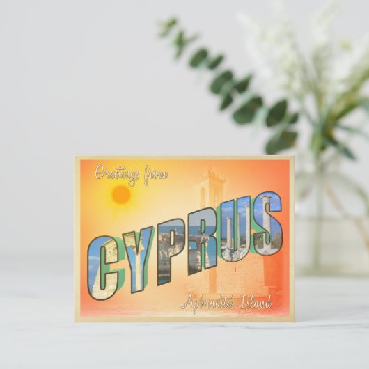 Cyprus Briefkaart (Staand voorkant)