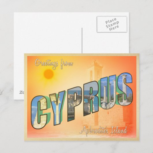 Cyprus Briefkaart (Voorkant / Achterkant)