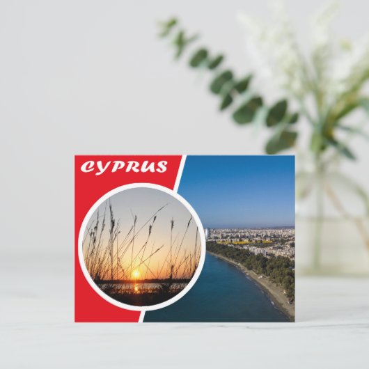 Cyprus briefkaart (Staand voorkant)