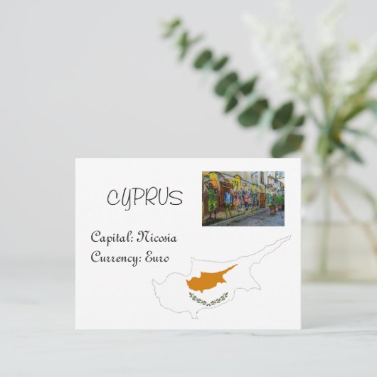 Cyprus Briefkaart (Staand voorkant)