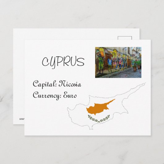 Cyprus Briefkaart (Voorkant / Achterkant)