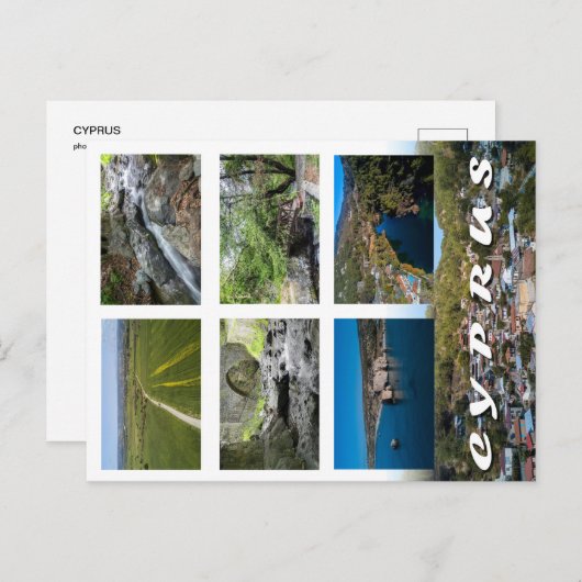 Cyprus briefkaart (Voorkant / Achterkant)