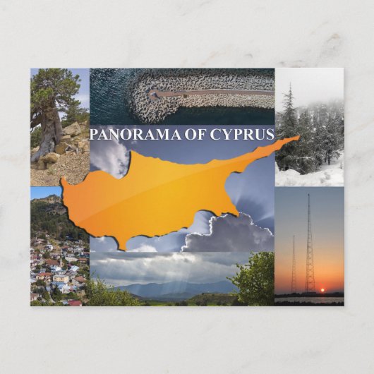 Cyprus briefkaart Pandorama (Voorkant)