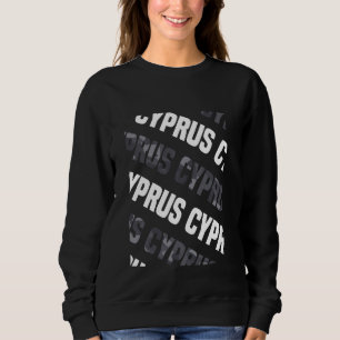 Cyprus Camo Patroon Grijs Camouflage Trui
