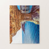 Cyprus Cavo greko Zee Grotte Cyprus. Legpuzzel (Verticaal)