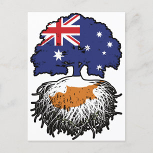 Cyprus Cypriot Australia Tree Roots Briefkaart