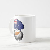Cyprus Cypriot Australia Tree Roots Koffiemok (Voorkant links)