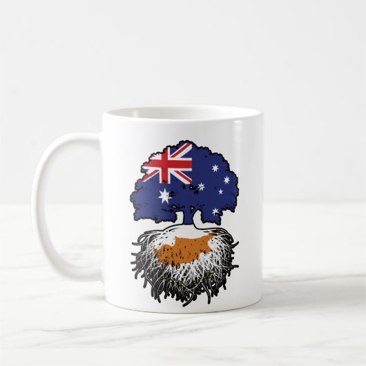 Cyprus Cypriot Australia Tree Roots Koffiemok (Links)