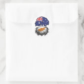 Cyprus Cypriot Australia Tree Roots Ronde Sticker (Tas)