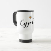 Cyprus Flag Heart, Cyprus Reisbeker (Voorkant links)