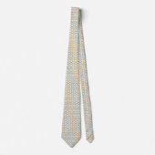 Cyprus Flag Honeycomb Tie Stropdas (Voorkant)